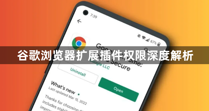 谷歌浏览器扩展插件权限深度解析1