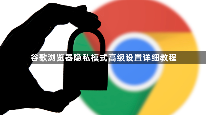 谷歌浏览器隐私模式高级设置详细教程1