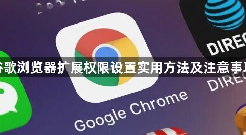 谷歌浏览器扩展权限设置实用方法及注意事项1