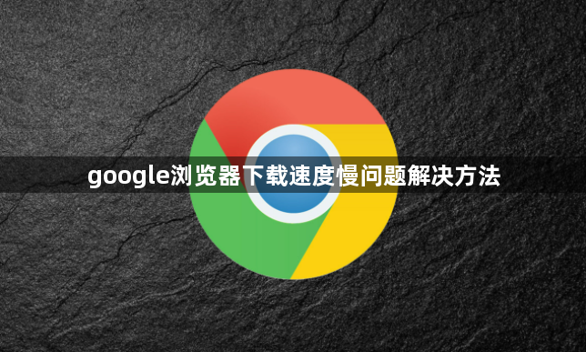 google浏览器下载速度慢问题解决方法1