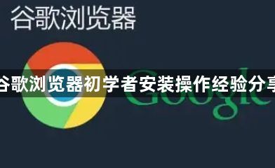 谷歌浏览器初学者安装操作经验分享1