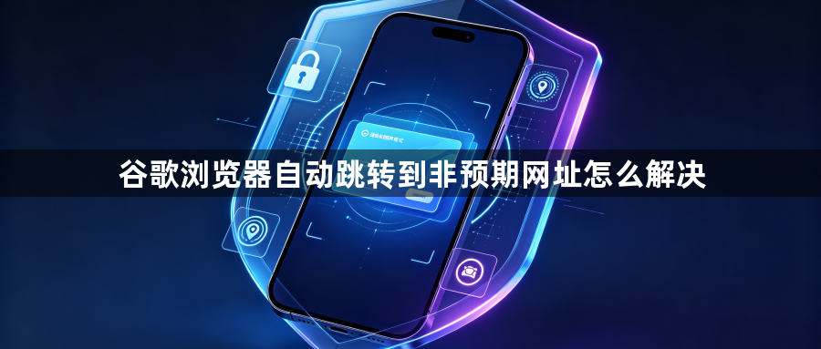 谷歌浏览器自动跳转到非预期网址怎么解决1