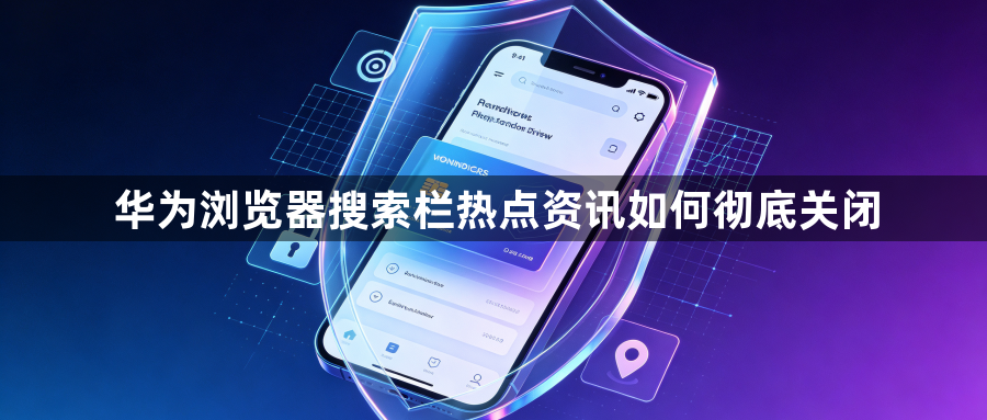 华为浏览器搜索栏热点资讯如何彻底关闭1