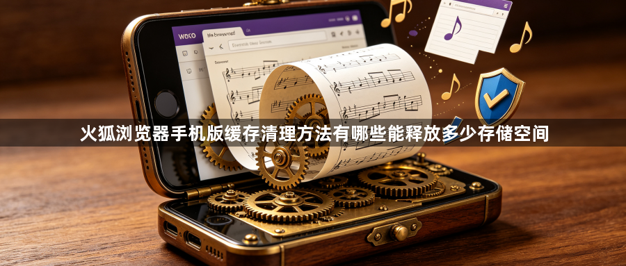 火狐浏览器手机版缓存清理方法有哪些能释放多少存储空间1
