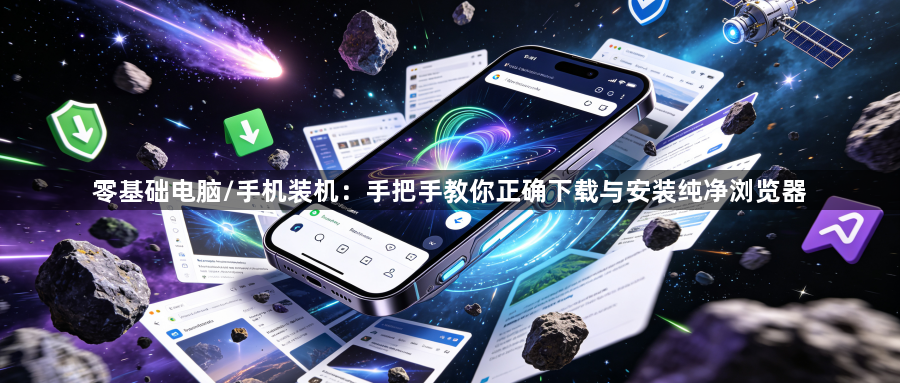 零基础电脑/手机装机:手把手教你正确下载与安装纯净浏览器1