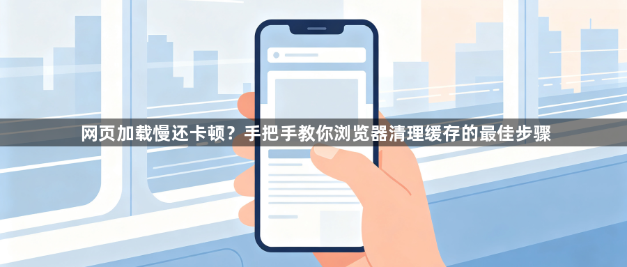 网页加载慢还卡顿?手把手教你浏览器清理缓存的最佳步骤1