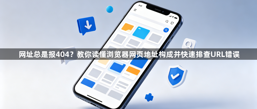 网址总是报404?教你读懂浏览器网页地址构成并快速排查URL错误1