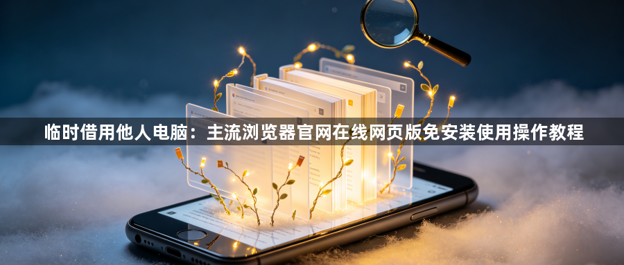 临时借用他人电脑:主流浏览器官网在线网页版免安装使用操作教程1