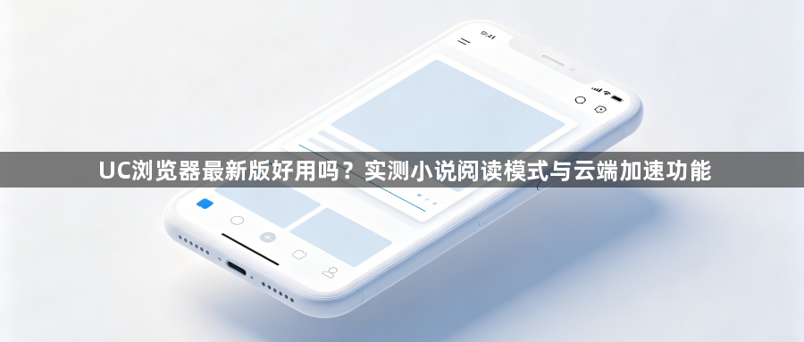 UC浏览器最新版好用吗？实测小说阅读模式与云端加速功能1