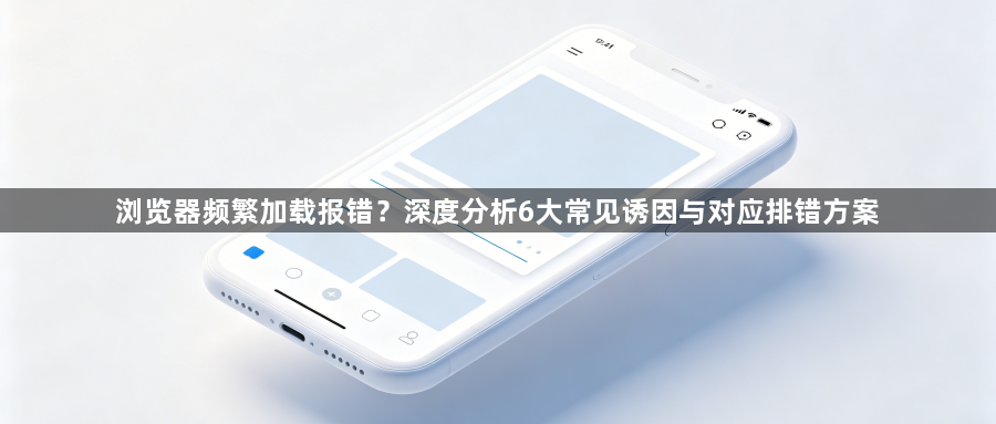 浏览器频繁加载报错？深度分析6大常见诱因与对应排错方案1