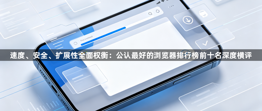 速度、安全、扩展性全面权衡：公认最好的浏览器排行榜前十名深度横评1