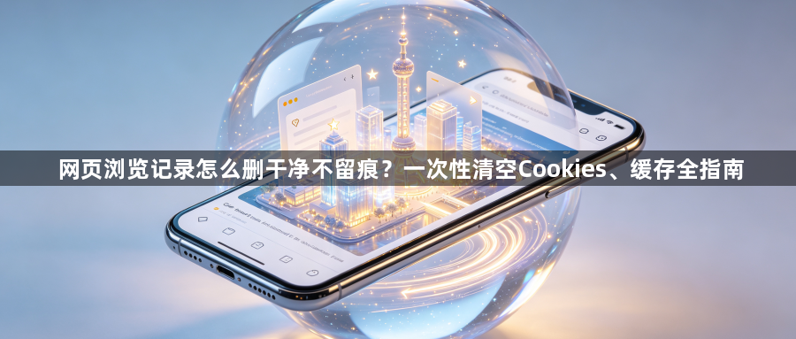网页浏览记录怎么删干净不留痕?一次性清空Cookies、缓存全指南1