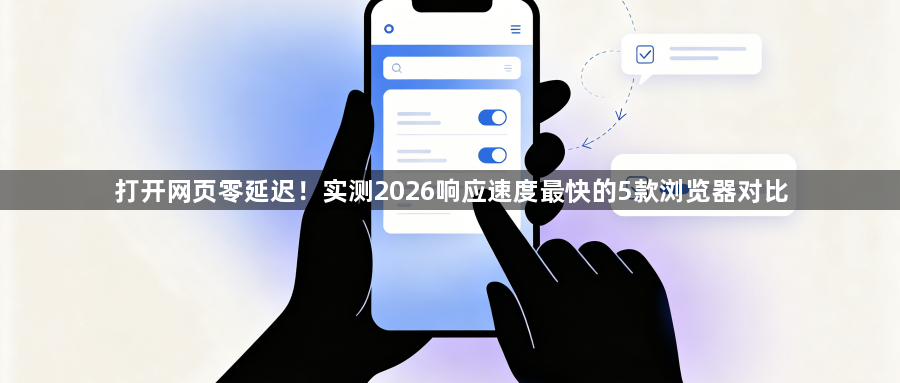 打开网页零延迟!实测2026响应速度最快的5款浏览器对比1