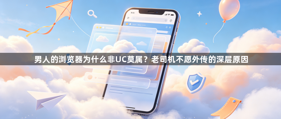 男人的浏览器为什么非UC莫属?老司机不愿外传的深层原因1