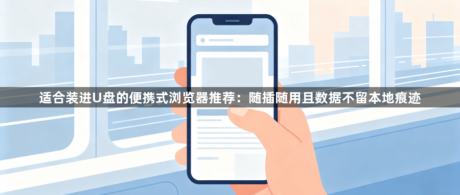 适合装进U盘的便携式浏览器推荐：随插随用且数据不留本地痕迹1