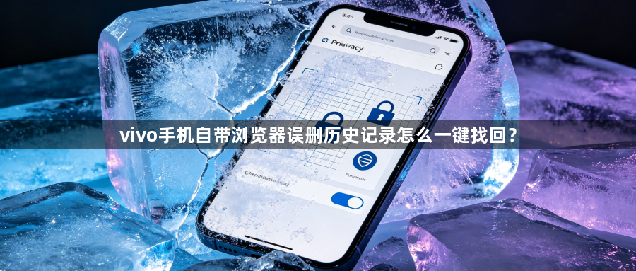vivo手机自带浏览器误删历史记录怎么一键找回？1