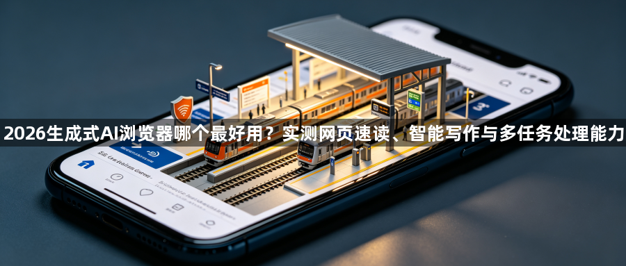 2026生成式AI浏览器哪个最好用？实测网页速读、智能写作与多任务处理能力1