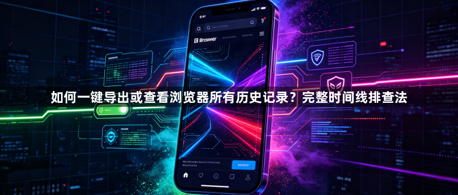 如何一键导出或查看浏览器所有历史记录？完整时间线排查法1
